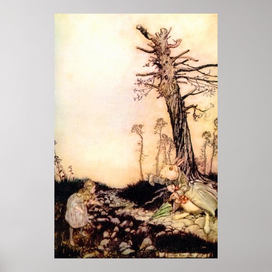 'Alice and the White Kanbit' Poster (Vorne)