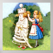 Alice and the White Queen in Wonderland Poster (Vorne)