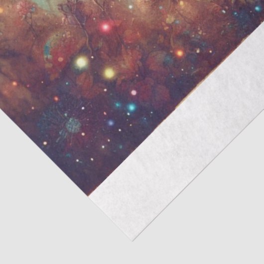 Alice and Whimsical Mushrooms Wonderland Decoupage Seidenpapier (Ausschnitt)