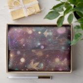 Alice and White Rabbit Dreamy Descent Decoupage Seidenpapier (Geschenk)