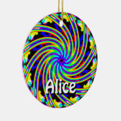 Alice (Ändern der Wörter) Keramik Ornament (Rechts)