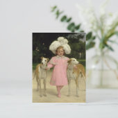 Alice Antoinette de la Mar, fünf Jahre alt Postkarte (Stehend Vorderseite)