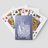 Alice auf Birthday Cake Wonderland Spielkarten (Rückseite)