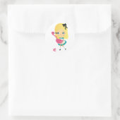 Alice-Aufkleber 2 Runder Aufkleber (Tasche)