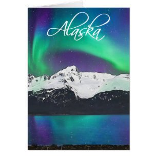 Alice Aurora Alaska - 5 Zoll x 7 Zoll Kunstkarte