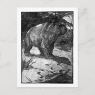 Alice B. Woodward: Diprotodon Art Postkarte