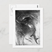 Alice B. Woodward: Ichthyosaurs Art Postcard Postkarte (Vorne/Hinten)