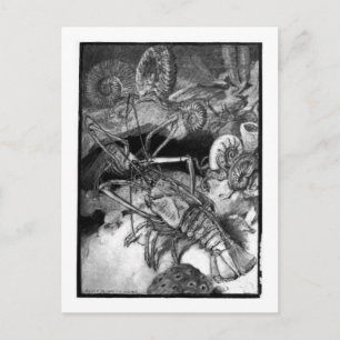 Alice B. Woodward: Jurassic Period Art Postkarte