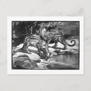 Alice B. Woodward: Phenacodus Art Postcard Postkarte