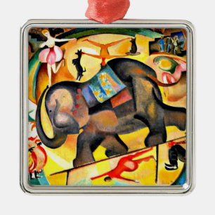 Alice Bailly - The Elephant, fine art painting, Ornament Aus Metall