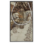 Alice Birthday UnGeburtstag Rabbit Hatter Party Kleine Geschenktüte (Rückseite)