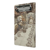 Alice Birthday UnGeburtstag Rabbit Hatter Party Mini Klemmbrett (Gewinkelt2)