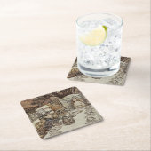 Alice Birthday UnGeburtstag Rabbit Hatter Party Rechteckiger Pappuntersetzer (Vor Ort)