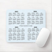 Alice Blue 4 Year Calendar by Janz 2023-2026 Mousepad (Mit Mouse)