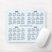 Alice Blue 4 Year Calendar by Janz 2029-2032 Mousepad (Mit Mouse)