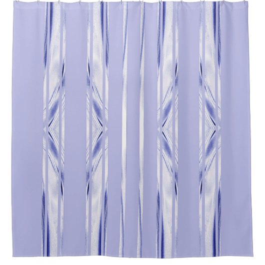 Alice-Blue-Bar Repeat Duschvorhang (Vorderseite)