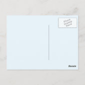 Alice Blue Calendar von Janz Postcard 2024 Postkarte (Rückseite)