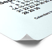 Alice Blue Calendar von Janz Print 2025 Poster (Ecke)