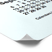 Alice Blue Calendar von Janz Print 2026 Poster (Ecke)