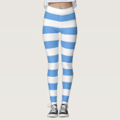 Alice Blue Large Stripes Leggings (Vorderseite)