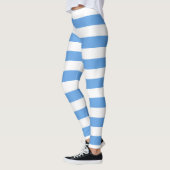 Alice Blue Large Stripes Leggings (Links)