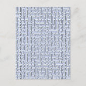 Alice Blue Maze in einem englischen Garten Postkarte (Vorderseite)