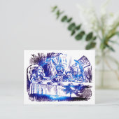 Alice Blue Nova Postkarte (Stehend Vorderseite)