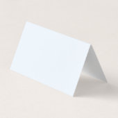 Alice Blue Stylish Plain Simple Professional Class Visitenkarten (Rückseite)