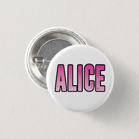 Alice Button (Vorne & Hinten)