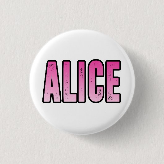 Alice Button (Vorderseite)