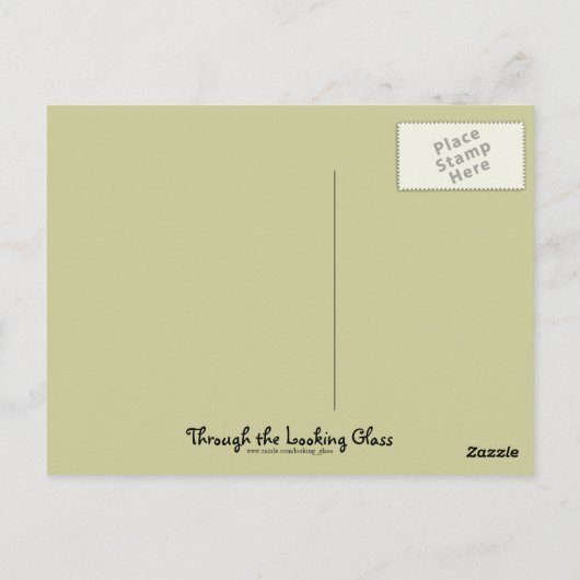 Alice Carnivale Style (Gold Version) Postkarte (Rückseite)