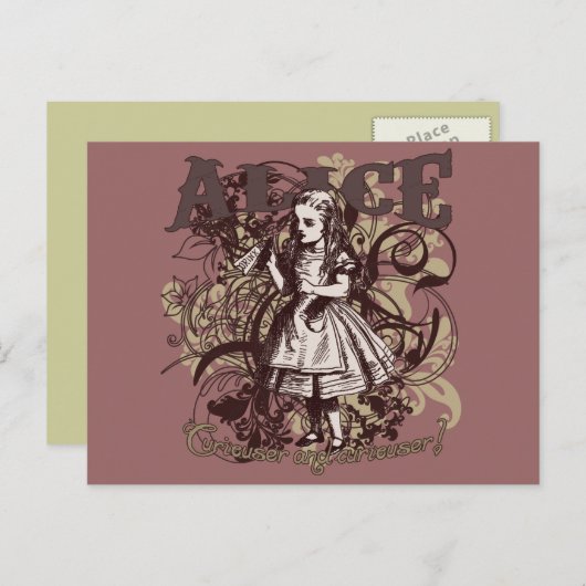 Alice Carnivale Style Postkarte (Vorne/Hinten)
