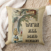 Alice - Cheshire Cat 1890 - WE'RE ALL MAD HERE! Kissen (Decke)