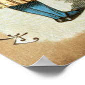 Alice - Cheshire Cat 1890 - WIR SIND ALLE HIER GES Poster (Ecke)