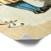 Alice - Cheshire Cat - Ich bin verrückt, du bist v Poster (Ecke)