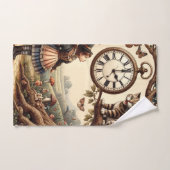 Alice & Cheshire Cat: Whimsical Wonderland Fantasy Badhandtuch Set (Handtuch)