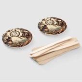 Alice & Cheshire Cat: Whimsical Wonderland Fantasy Fächer (Non-assembled)