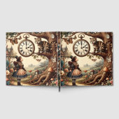 Alice & Cheshire Cat: Whimsical Wonderland Fantasy Gästebuch (Voll)