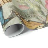 Alice Cheshire Cat Wonderland Tree Garden Geschenkpapier (Rolleneckpunkt)