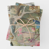 Alice Cheshire Cat Wonderland Tree Garden Geschenkpapier Set (Beispiel)