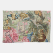 Alice Cheshire Cat Wonderland Tree Garden Geschirrtuch (Horizontal)
