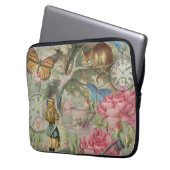 Alice Cheshire Cat Wonderland Tree Garden Laptopschutzhülle (Vorderseite Links)