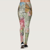 Alice Cheshire Cat Wonderland Tree Garden Leggings (Rückseite)