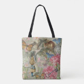 Alice Cheshire Cat Wonderland Tree Garden Tasche (Rückseite)