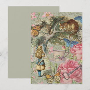 Alice Cheshire Cat Wunderland Baumgarten