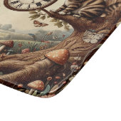 Alice & Cheshire Cat: Wunderliche Wunderland-Fanta Schneidebrett (Ecke)