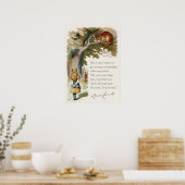 Alice Cheshire Katze Wir sind alle verrückt hier C Poster (Küche)