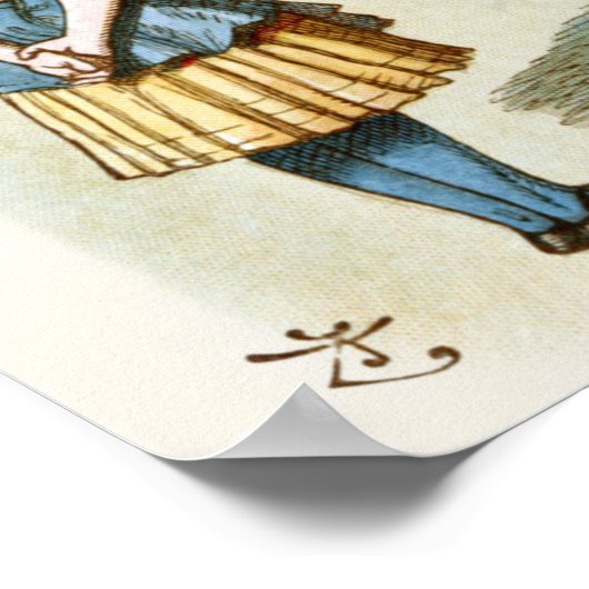 Alice Cheshire Katze Wir sind alle verrückt hier C Poster (Ecke)