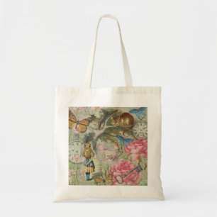Alice Cheshire Katze Wonderland Baumgarten Tragetasche