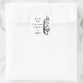 Alice Curiouser Buchzeichen Sticker (Tasche)